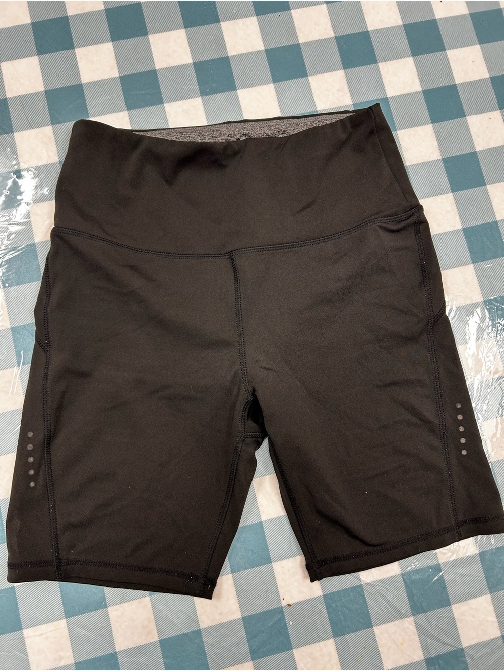 LEG3ND Bike Shorts Womens Medium Black Activewear High Waist Athletic Leggings